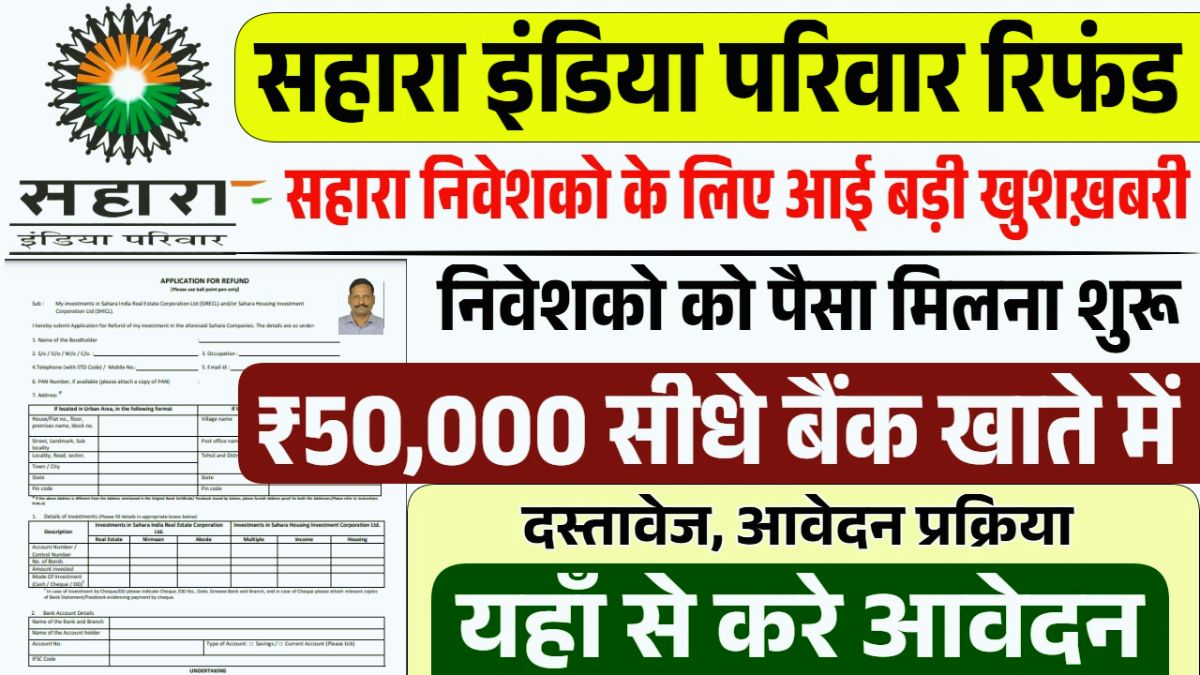 Sahara India Pariwar Refund Start